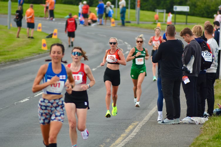 Dawn Atherton was 14th in the women's half-marathon (Photo: Andy Dalrymple)