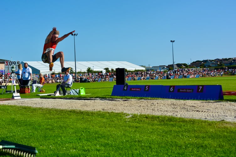Isle of Man's Regan Corrin said the atmosphere and the crowds at the Pickachoy track made him 'twice the athlete' (Photo: Andy Dalrymple)