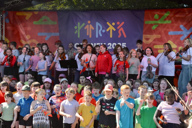 From the 900 volunteers to the hundreds of local schoolchildren that performed at the Games opening ceremony, the Orkney community really embraced the Games (Photo: Andy Dalrymple)