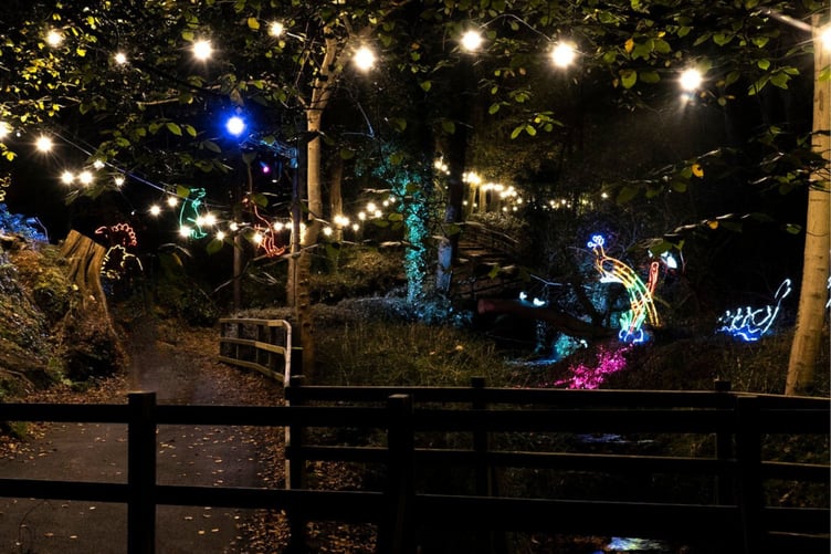 Summerhill Glen lights in Douglas