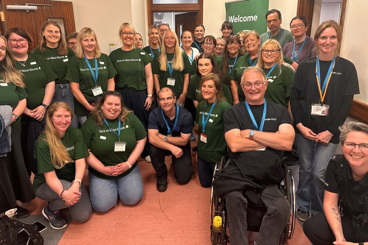Volunteers at the recent STEM day at QEII High School