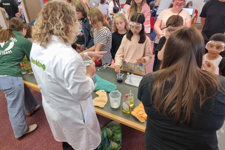 Science experiments taking place at last years event