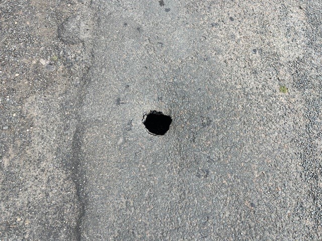 Sinkhole in Maughold