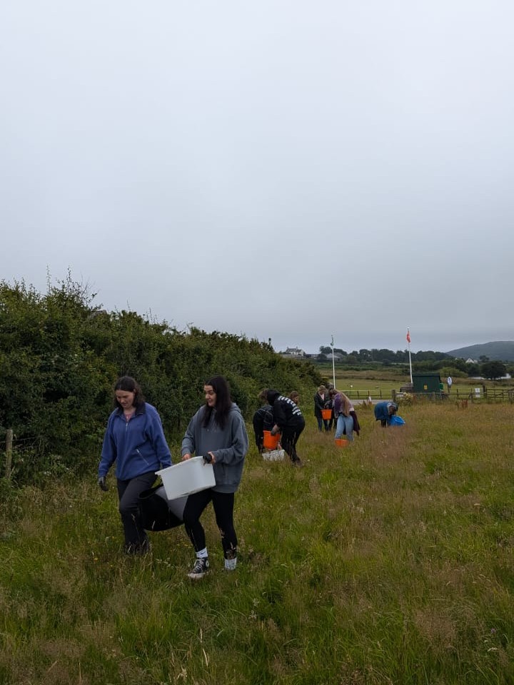 Participants attend the Ballannette Nature Reserve