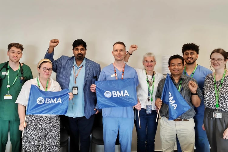 The Isle of Man British Medical Association are backing the strike action in England