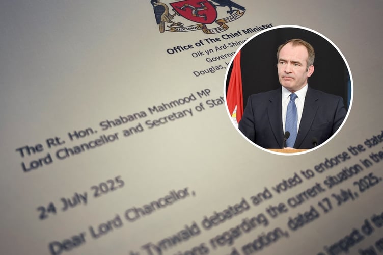 Chief Minister Alfred Cannan has written to the UK Government to highlight 'mounting concern' on the Isle of Man over the escalating humanitarian crisis in Gaza
