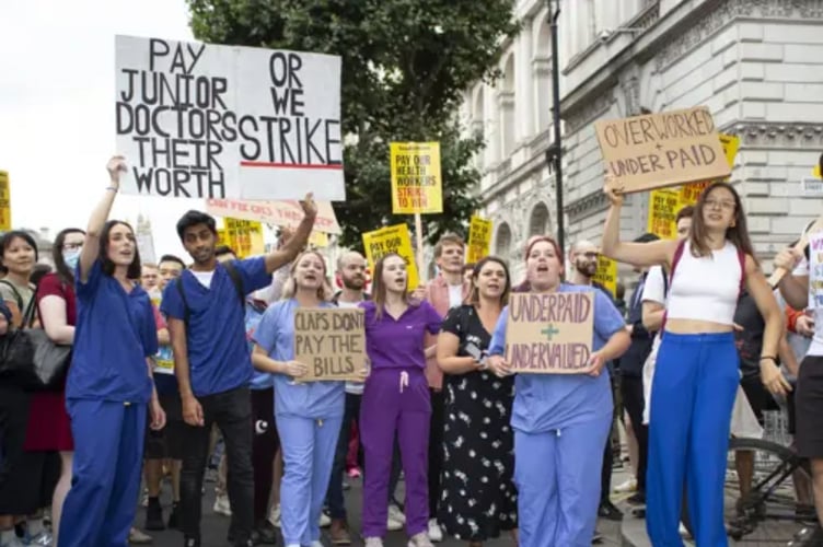 A five-day walkout by resident doctors gets underway in England today, and is set to impact around 75% of Manx patients