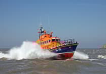 Stricken yacht rescued by lifeboat crew off the Calf of Man
