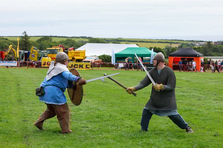 The Vikings brought their swords to the show