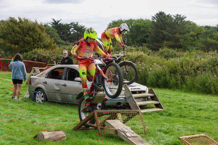 Children's motocross was again part of this year's activities