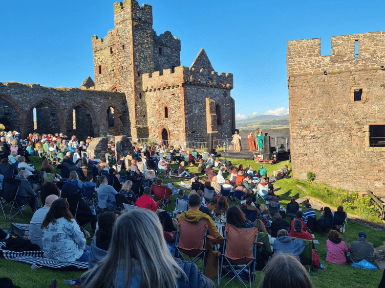 Shakespeare at Peel Castle last year
