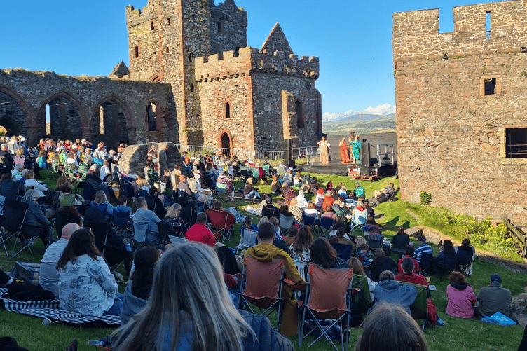 Shakespeare at Peel Castle last year