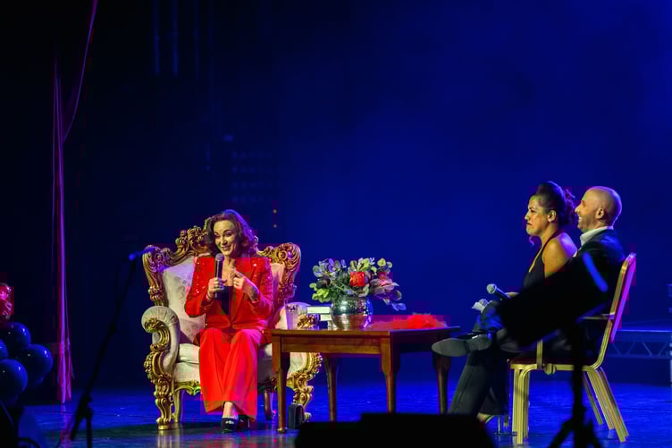 Shirley Ballas with Danielle Bridson and James Turpin