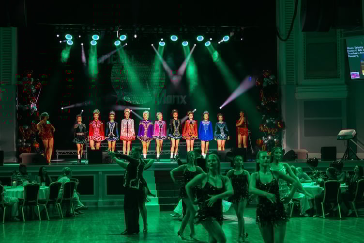 Manx Trinity Academy of Irish Dance and IOMDTA dancers