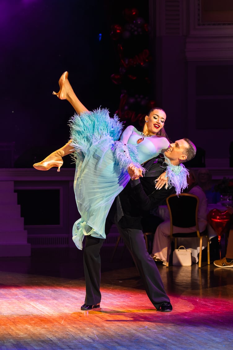 UK and British professional ballroom champions, Kyle Taylor and Alisa Margulis
