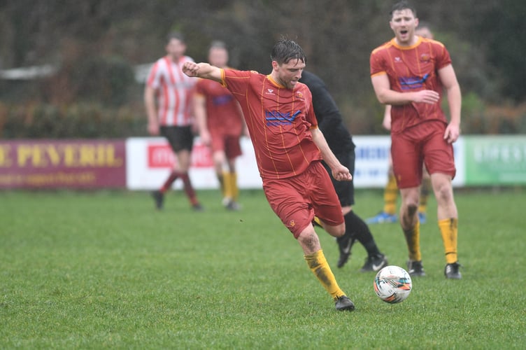 The Isle of Man FA has released the fixture list for the 2025/26 season. Pictured is Marown's Mikey Callister 