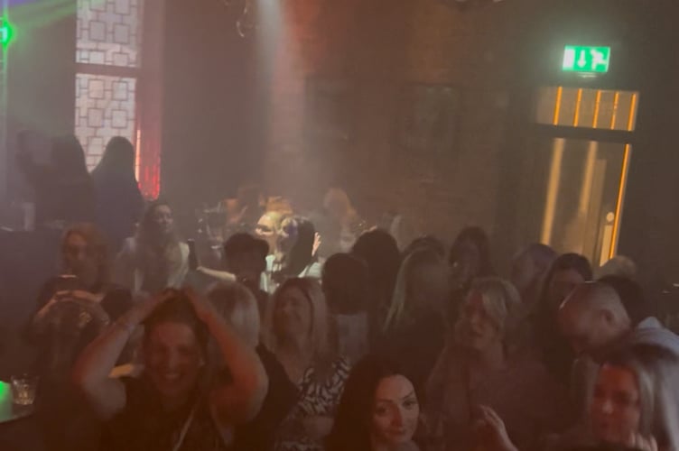 Inside the Venue nightclub in Douglas in the early 2000s