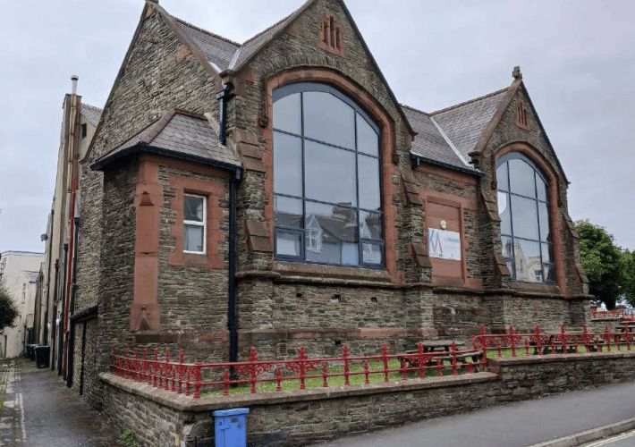 The former School of Art on Kensington Road, Douglas