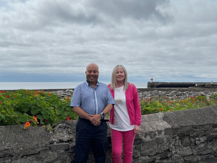 Dr Saleem and Debbie