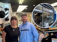 Mum and son run barber and vintage shop started life at a car boot