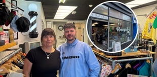 Mum and son run barber and vintage shop started life at a car boot