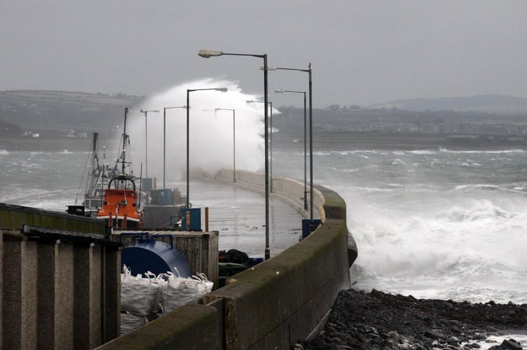 Ronaldsway Met Office has issued a warning as 'unseasonably strong' winds are set to hit and 'some damage is likely'