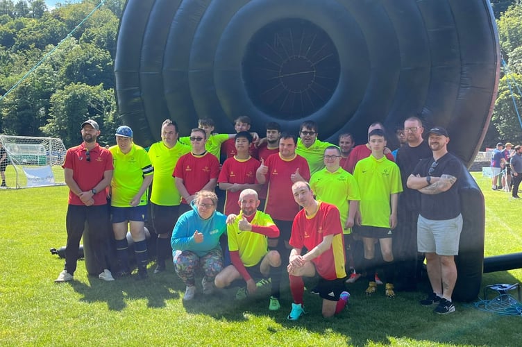 For the first time, the Isle of Man's Special Olympic Football Team competed in the event