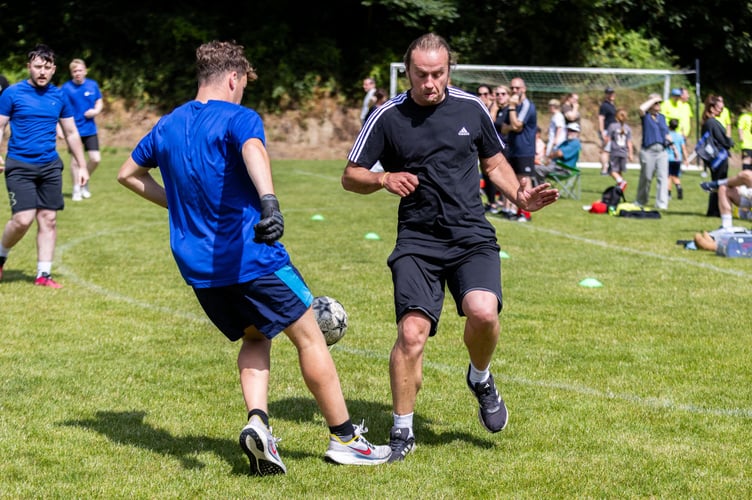 Teams gave it their all on the pitch in memory of Jamie (Gary Weightman)