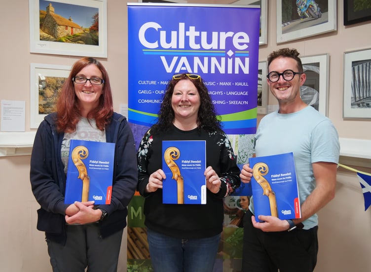 Left to right: Katie Lawrence, Laura Rowles and David Kilgallon