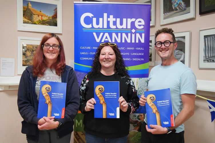 Left to right: Katie Lawrence, Laura Rowles and David Kilgallon