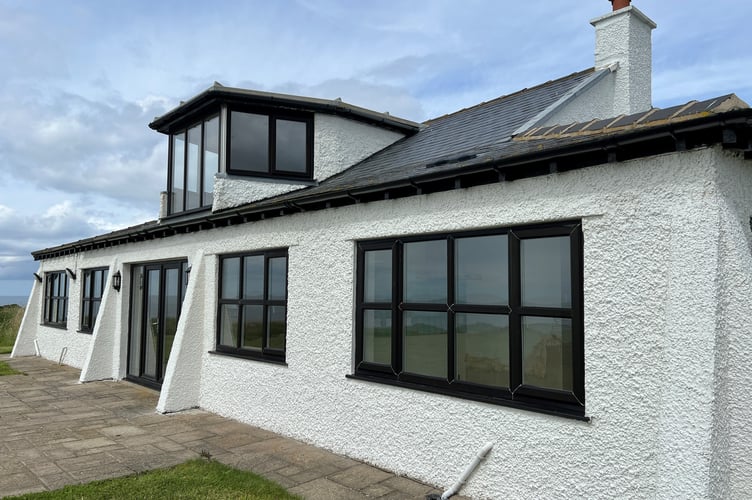 The café has stunning coastal views