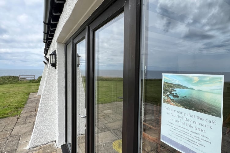 Niarbyl cafe has a stunning coastal location