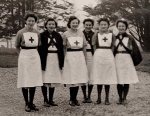 43 Voluntary Aid Detachment nurses mentioned by Kathleen in an earlier Sick Bay stay