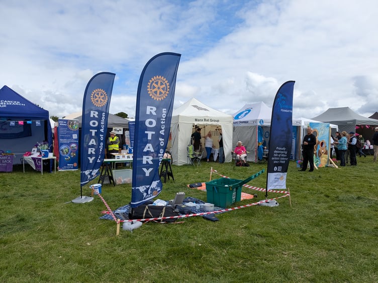 The Rotary Club's ShelterBox display at this year's Southern Show