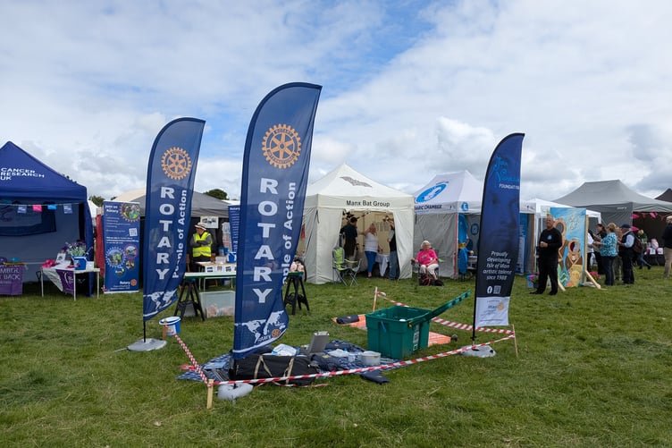 The Rotary Club's ShelterBox display at this year's Southern Show
