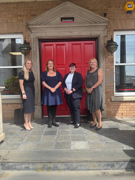 (Left to right) Sharon Lannigan, Kerry Scholes, Anna Lowey and Diane Dentith