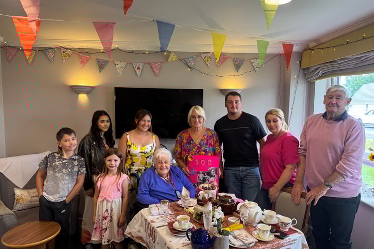 A celebration was held at Crovan Court in Ramsey, with plenty of cake