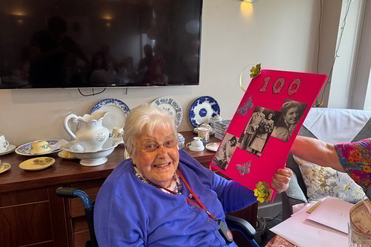 Jo Dennis (nee Corlett) celebrated her 100th birthday on Wednesday, surrounded by family in Ramsey