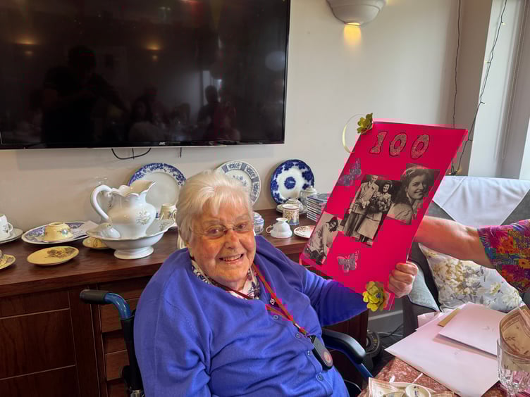 Jo Dennis (nee Corlett) celebrated her 100th birthday on Wednesday, surrounded by family in Ramsey