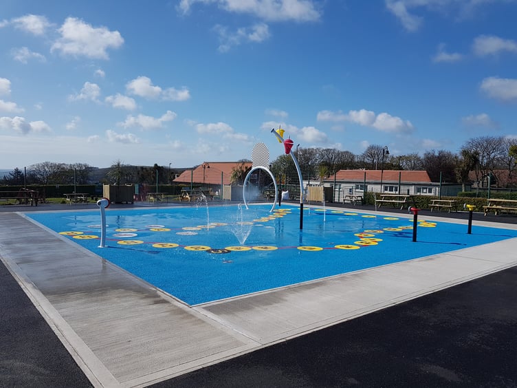 The Splash Park at Nobles Park in Douglas