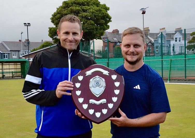 Plumbmaster Doubles Championship winners Glynn Hargraves (left) and Jamie Box (Photo: Arnie Withers)