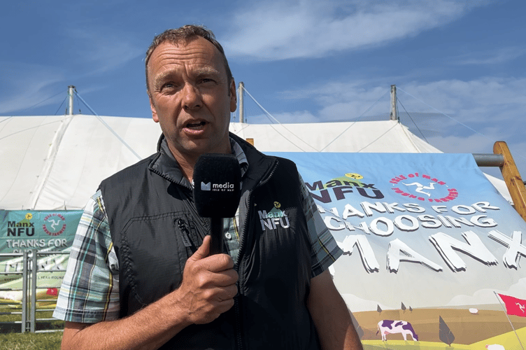MNFU President Ean Parsons said everyone involved in farming were 'horrified' to learn that only 6% of the food consumed in the Isle of Man is locally produced