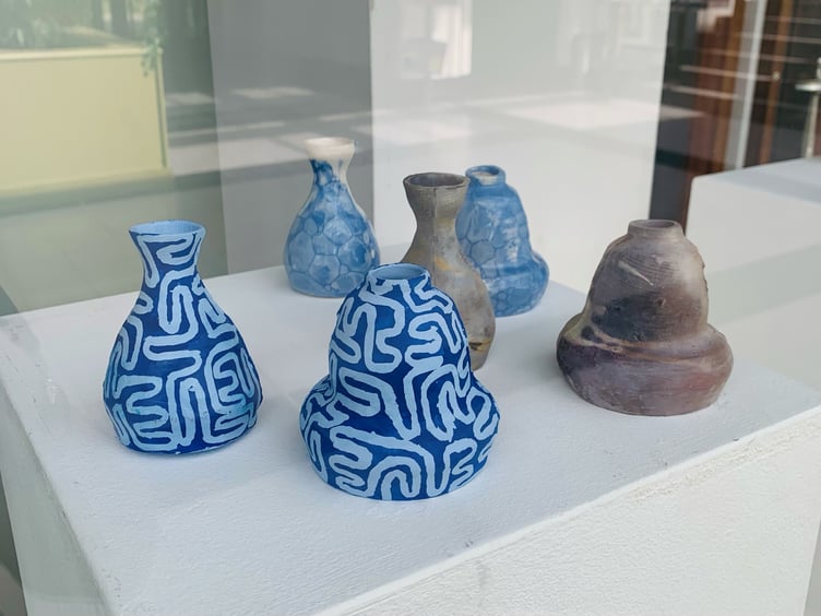 Some of the artwork that will go on display