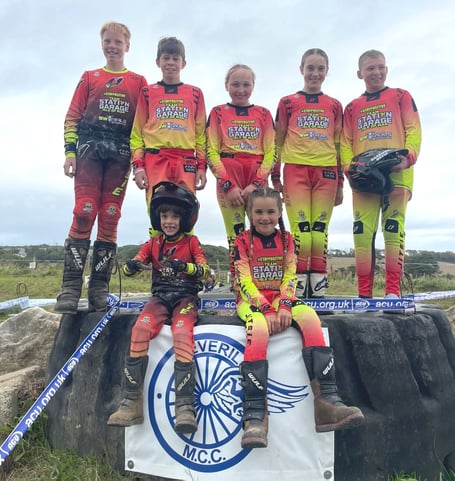 Youth trials riders