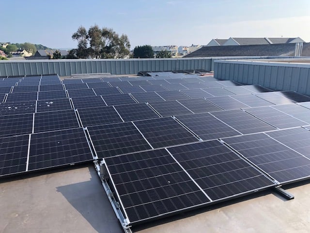 The solar panel project at Ramsey's Town Hall