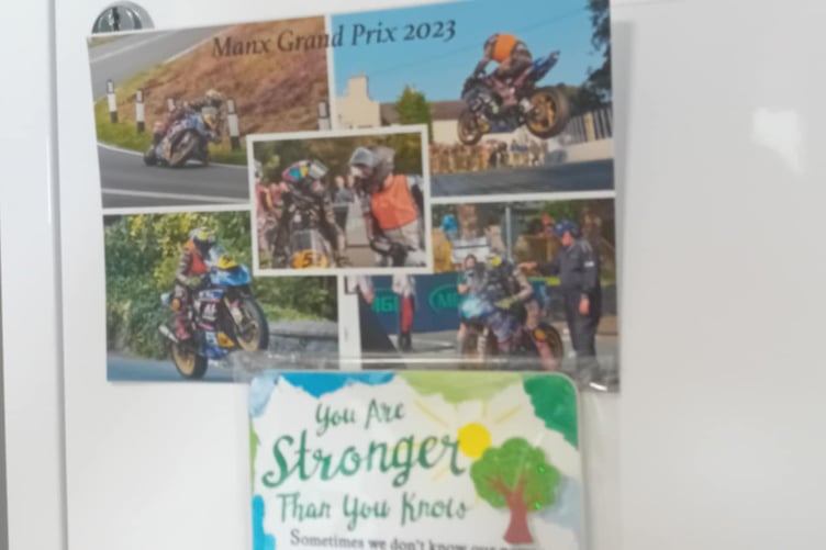 The postcard Anthony O'Carroll looks at each night before he goes to sleep