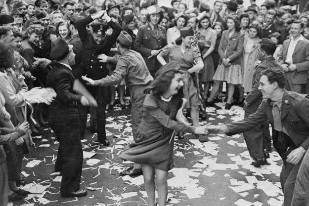 Celebrations took place across the British Isles and further afield on VJ Day