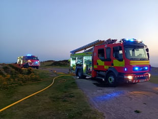 Two grass fires tackled in busy day for Isle of Man fire crews