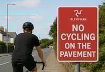 Police warning after child nearly struck by cyclist on pavement