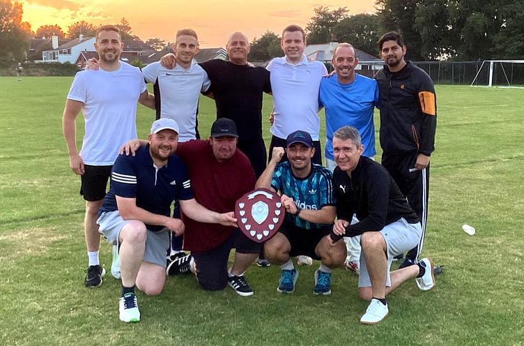 Union Mills celebrate clinching the Union Midweek (Forrester) Division Two cricket league title last week